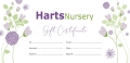 HARTS NURSERY GIFT CERTIFICATE