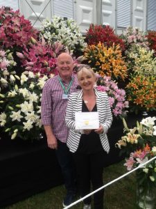 Loraine and Pat at RHS Chelsea Flower Show
